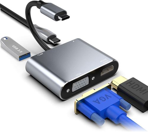 USB-C Dockingstation 4 in 1